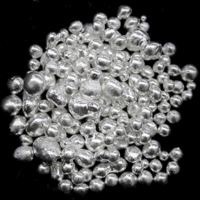 Серебряные гранулы 1 мм Ср99.99 ТУ в Нукусе